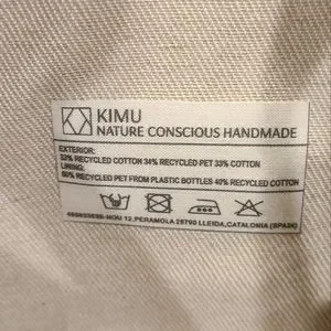 Kimu | Bags | Kimu Grey Vegan Bamboo Backpack | Poshmark